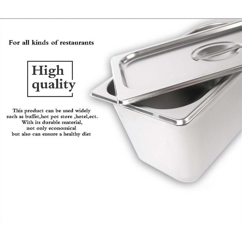Steam Table Pan Manufacturer - EU Style Anti-Jam Stainless Steel Gastronorm Container