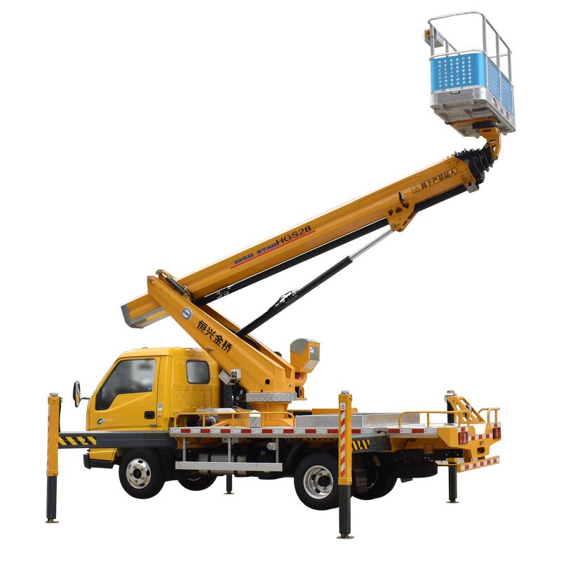 Aerial Construction Lifter Factory - 28m Diesel Mobile Lift