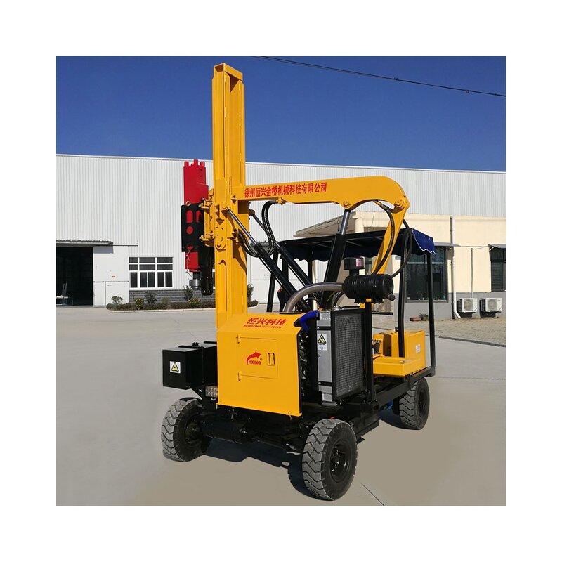 Guardrail Post Driver Manufacturer - HX36D for Construction