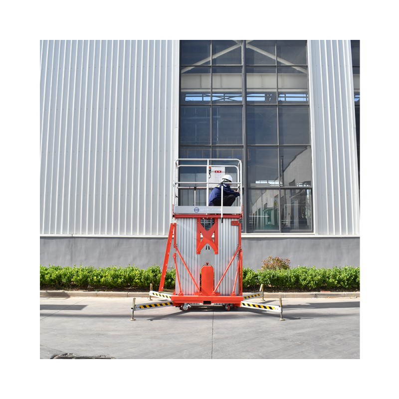 Single Mast Lift Manufacturer - Manual Pump Vertical Platform
