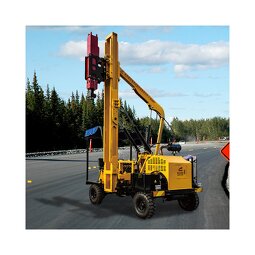 Guardrail Piling Machine Factory - HX36D for Steel Posts