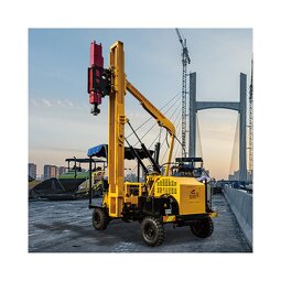 Guardrail Pile Driver Manufacturer - HX36D for Installation