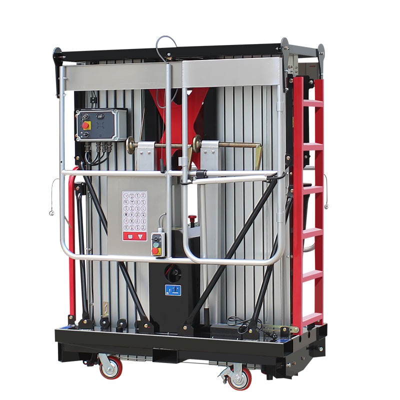 Single Mast Lift Manufacturer - Manual Pump Vertical Platform