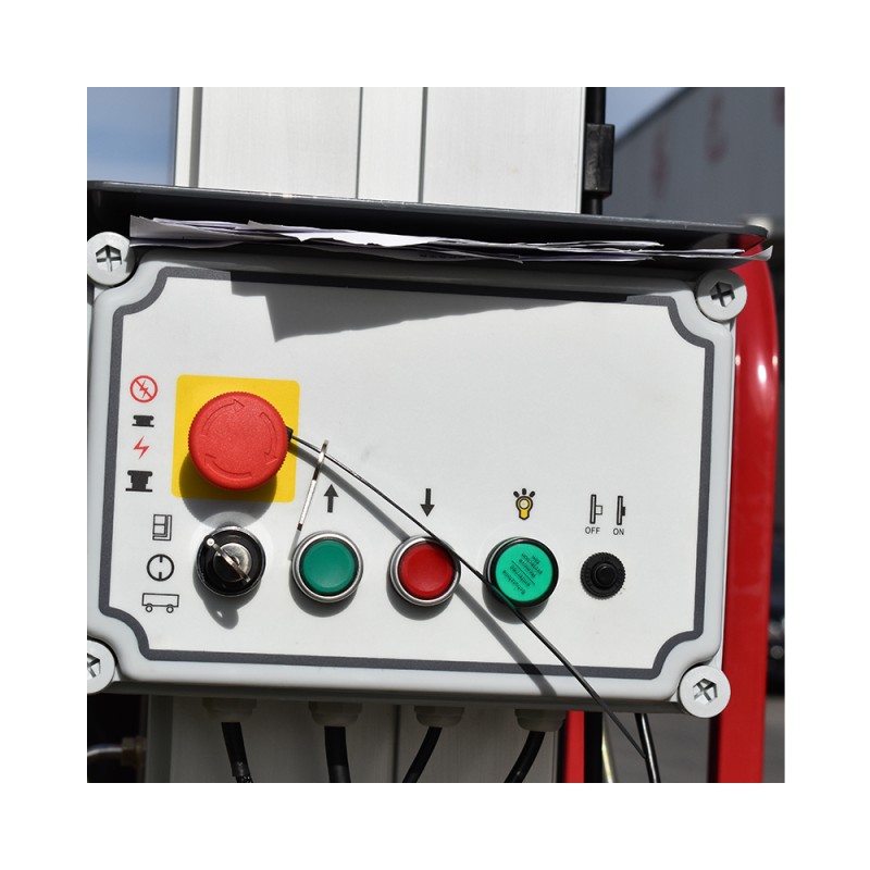 Single Mast Lift Manufacturer - Manual Pump Vertical Platform