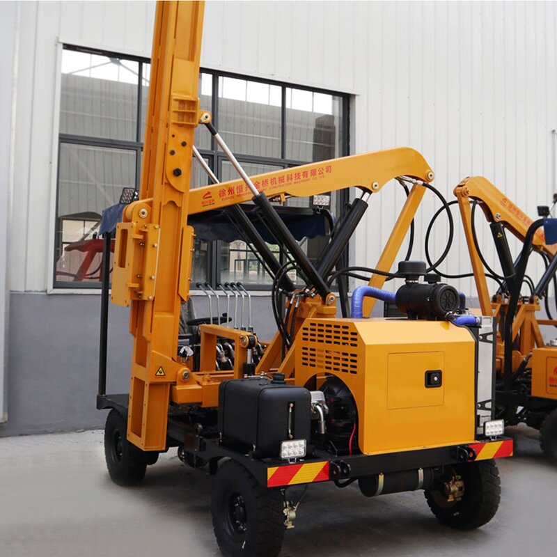 Guardrail Pile Driver Factory - HX36D for Safety Projects