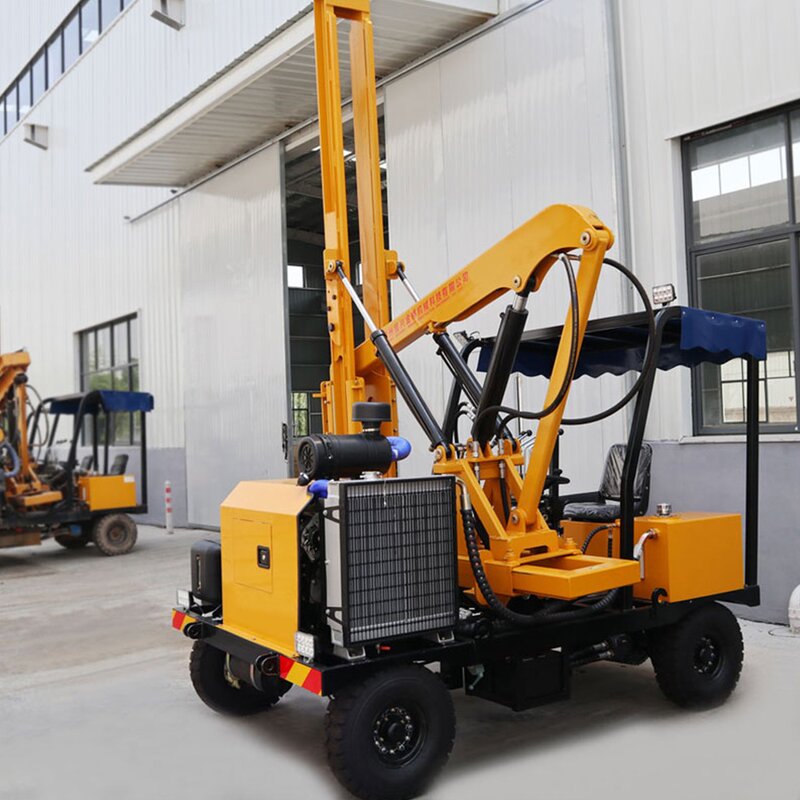 Guardrail Piling Machine Factory - HX36D for Steel Posts