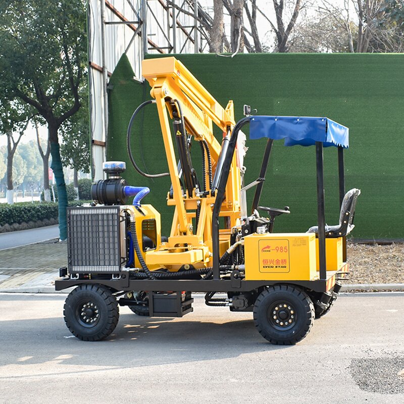 Guardrail Pile Driver Factory - HX36D for Steel Tube Posts