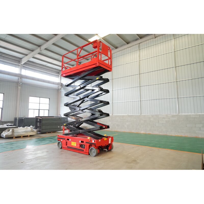 Self Propelled Scissor Lift Supplier - Outdoor Rough Terrain 320kg 14m Crawler Track