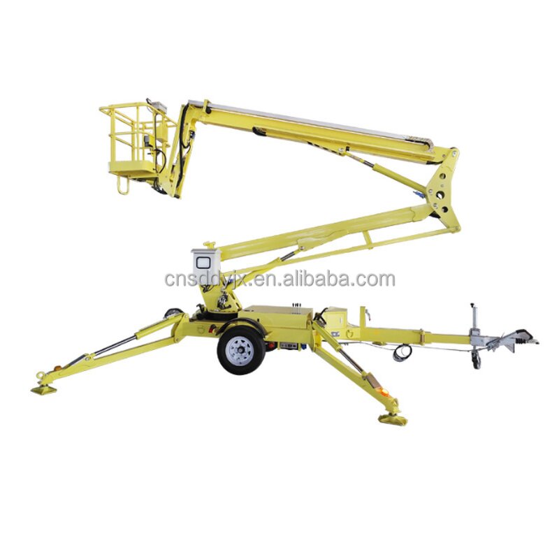 Sky Spider Cherry Picker Manufacturer - CE Certified 14m Tracked Automatic Leveling 380V