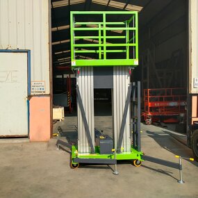 Dual Mast Lift Platform Factory - High Quality 10m Outdoor Aluminum Alloy Mobile 220v