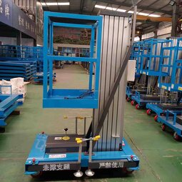 Electric Aluminum Lifter Factory - 9m Single Mast 220v One-Man for Restaurant Retail