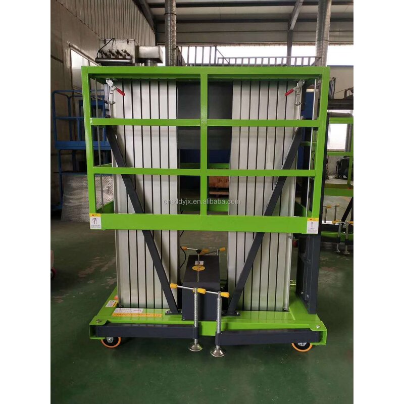Electric Lifting Platform Supplier - 14m Double Column Aluminum Alloy for Cleaning