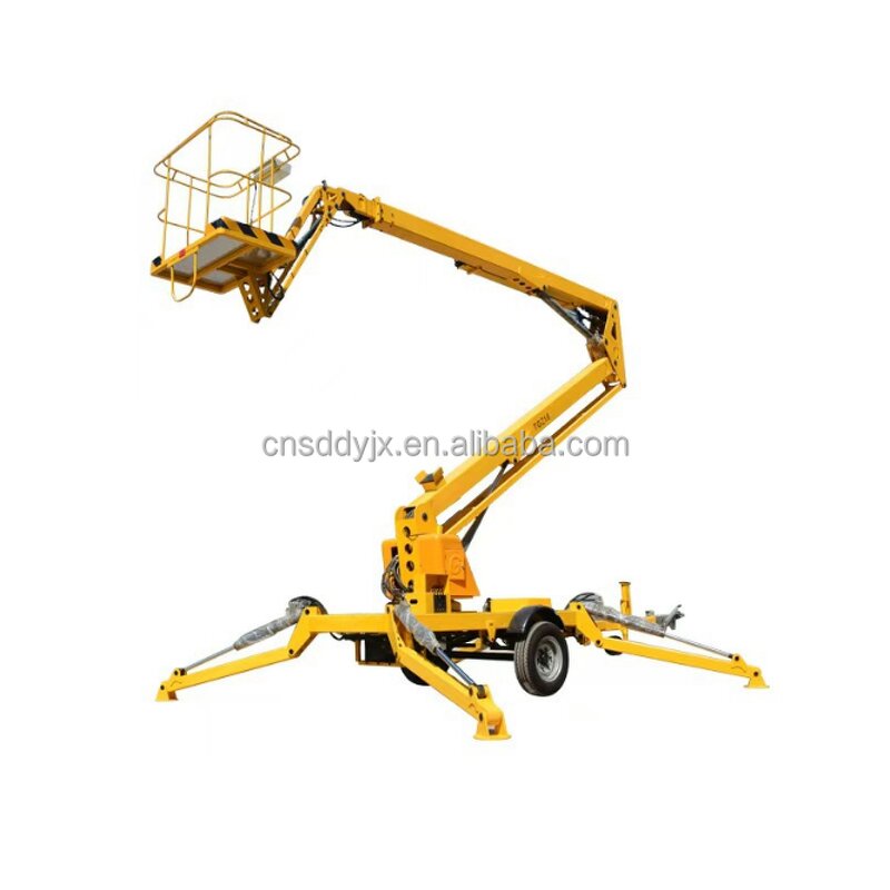 Sky Spider Cherry Picker Manufacturer - CE Certified 14m Tracked Automatic Leveling 380V
