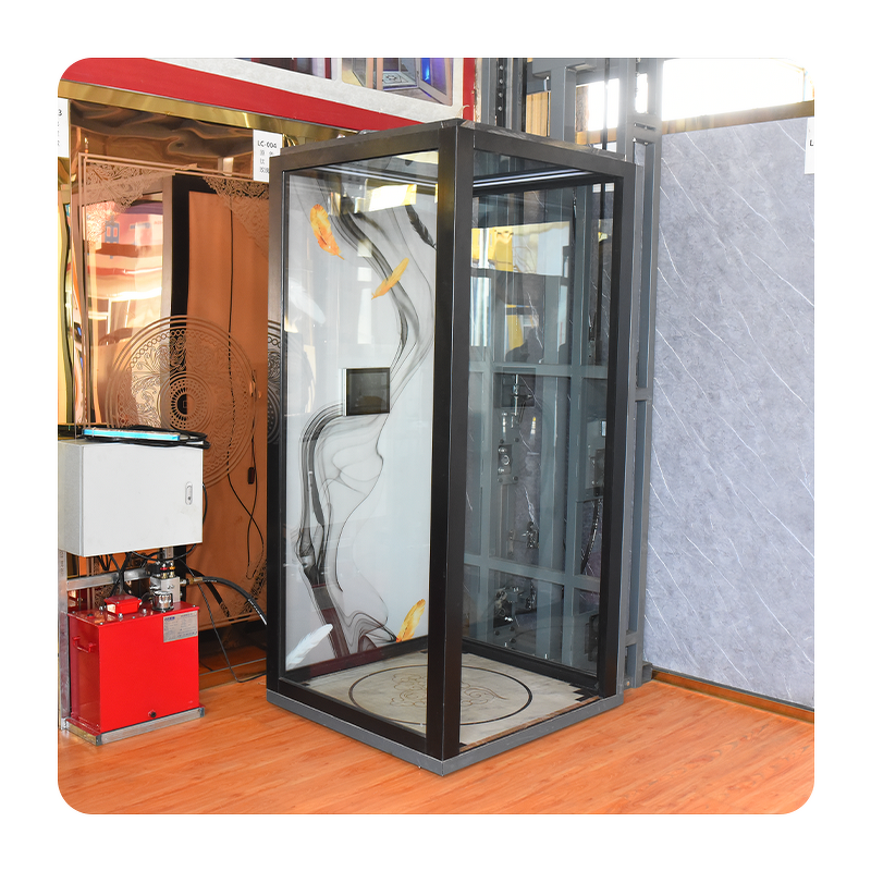 Residential Elevator Manufacturer - Compact Hydraulic System PVC Flooring 2-4 Floor