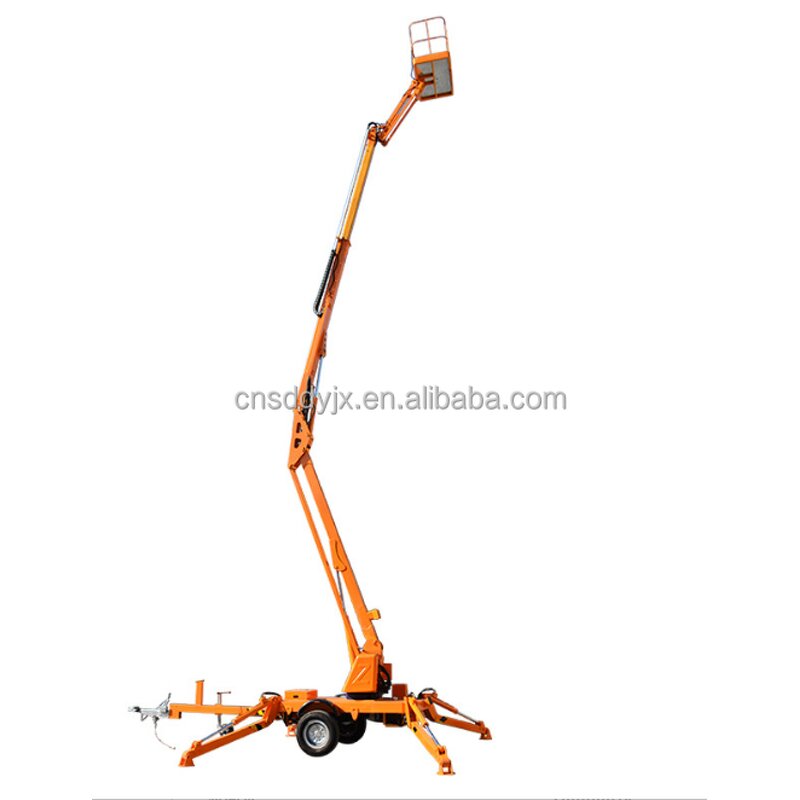 Sky Spider Cherry Picker Manufacturer - CE Certified 14m Tracked Automatic Leveling 380V