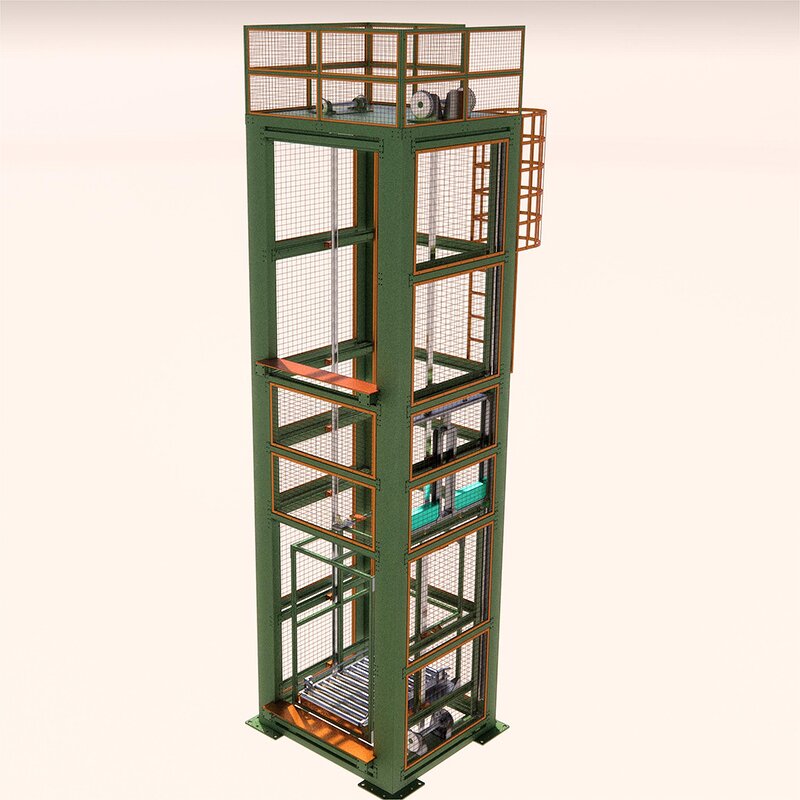 Goods Lift Factory - New Condition Electric Two-Floor Steel Hydraulic for Retail
