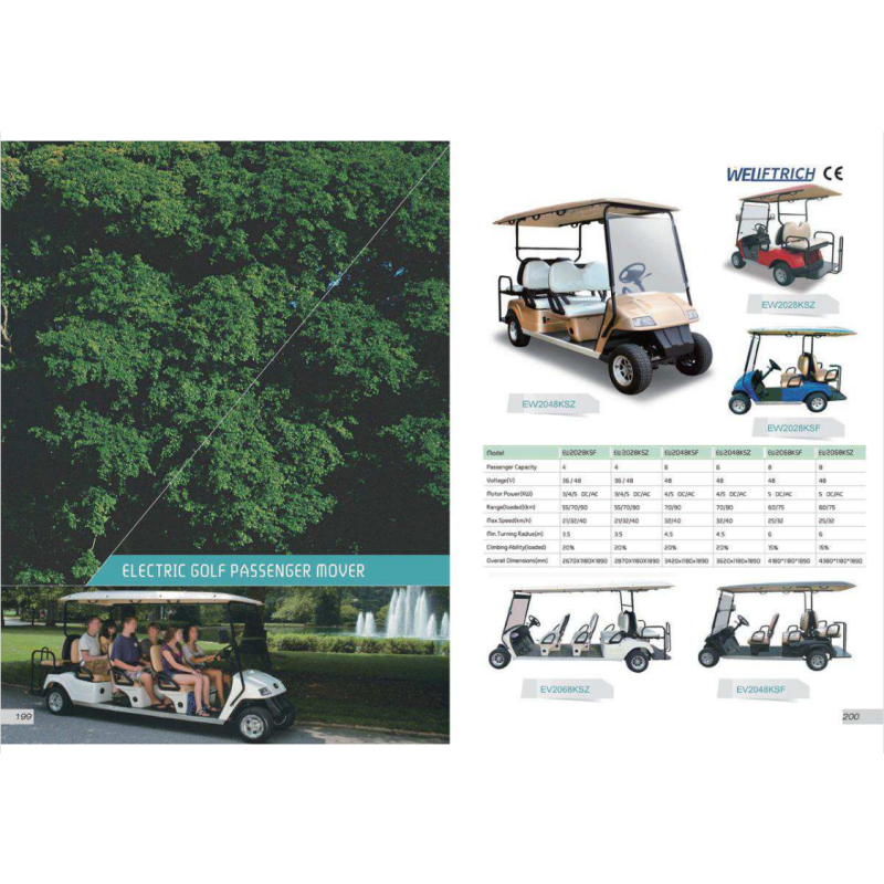 Electric Golf Cart Supplier - 6-Seater High Stability Quality