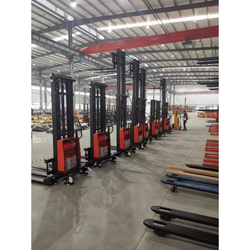 Semi Electric Pallet Stacker Manufacturer - 2000kg 2500-3500mm Lifting Height
