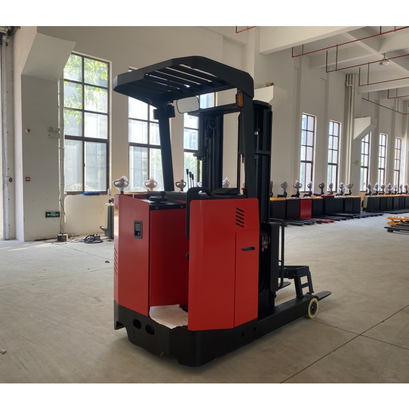 Stand-on Reach Truck Manufacturer - 1.5ton 3-6meter 48V Economical