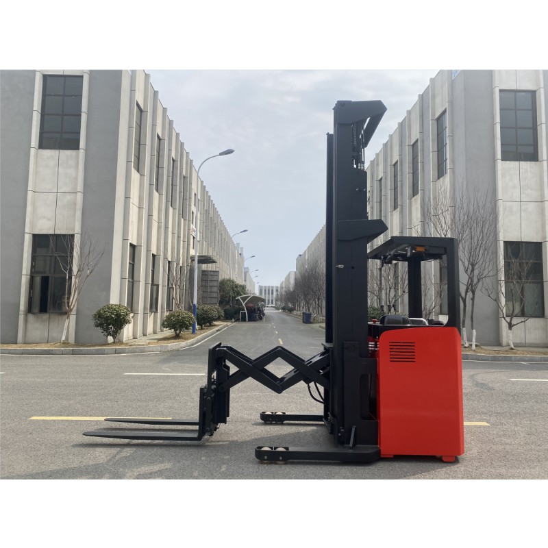 Double Reach Forklift Manufacturer - Scissor Fork 1.5-2ton Double Deep Stand up