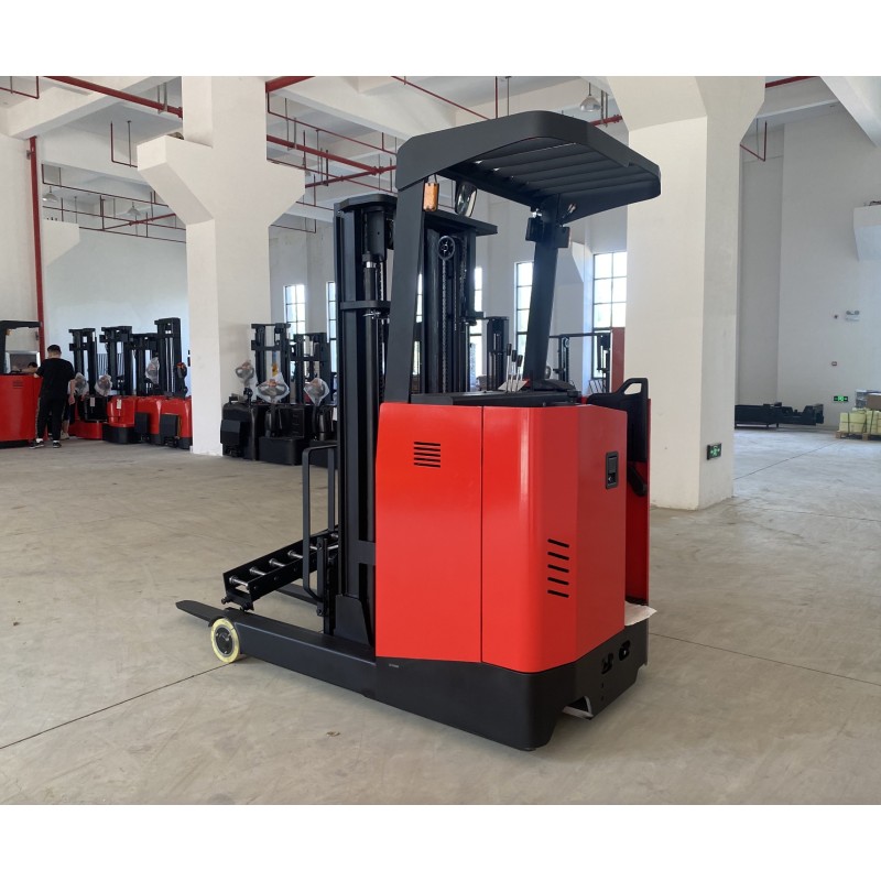 Stand-on Reach Truck Manufacturer - 1.5ton 3-6meter 48V Economical