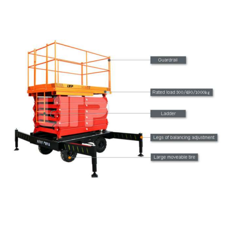 Automatic Platform with Fence Supplier - 300-500kg Lifting for Aerial Work