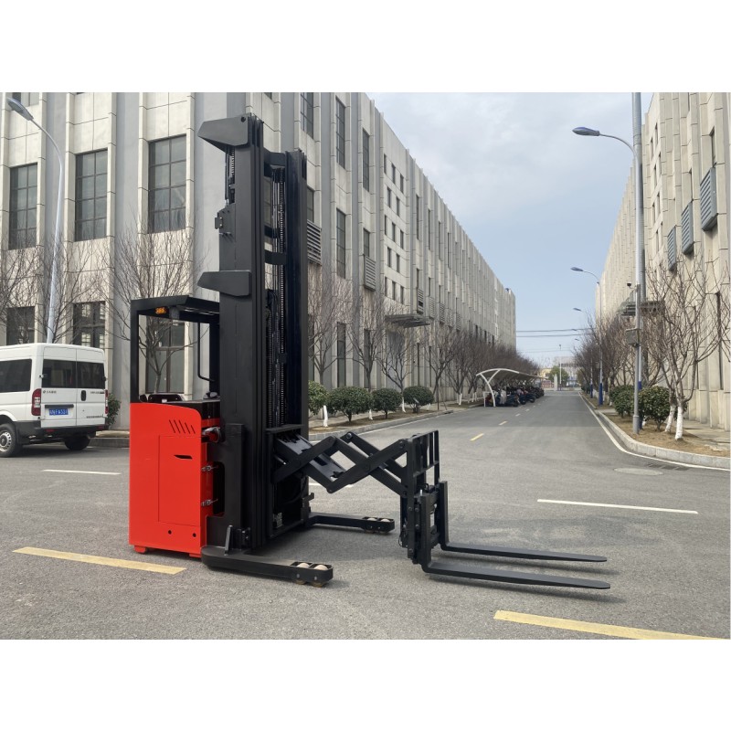 Electric Forklift Supplier - Warehouse Small 10m With Scissor 1.5-2ton Double Deep
