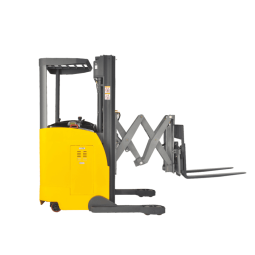 Electric Reach Forklift Supplier - 1.5-2 Ton Double Scissor Max Lift 12m