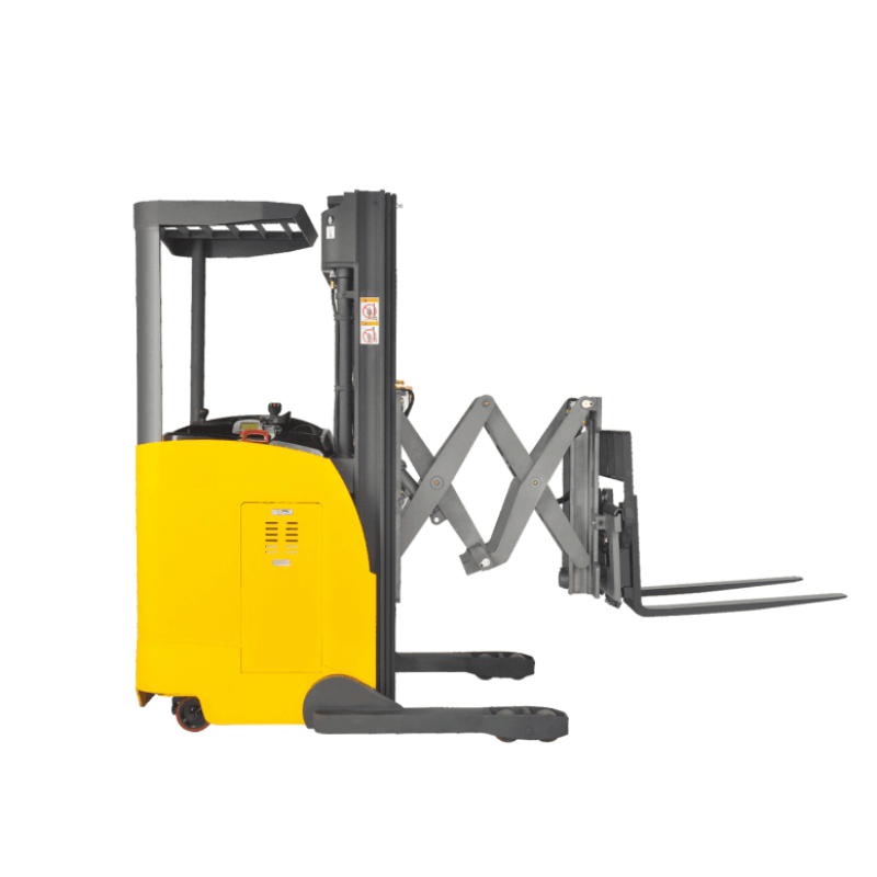 Electric Reach Forklift Supplier - 1.5-2 Ton Double Scissor Max Lift 12m