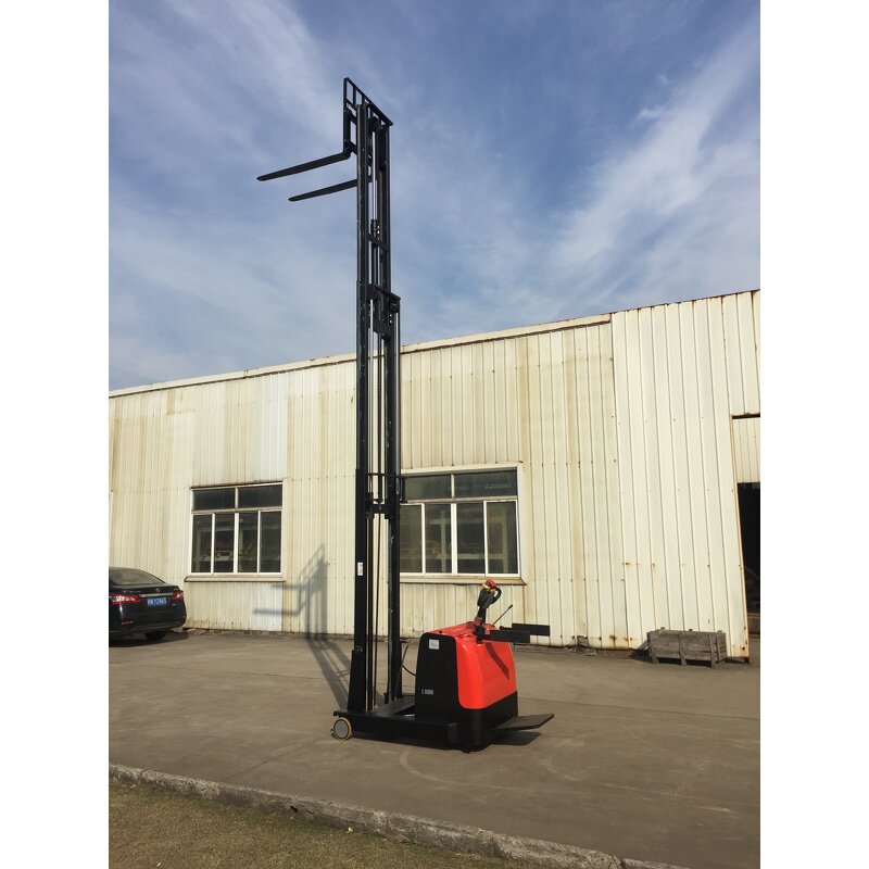 Electric Reach Stacker Manufacturer - 2000kg 2.0ton Rider Reach Lifter Forklift