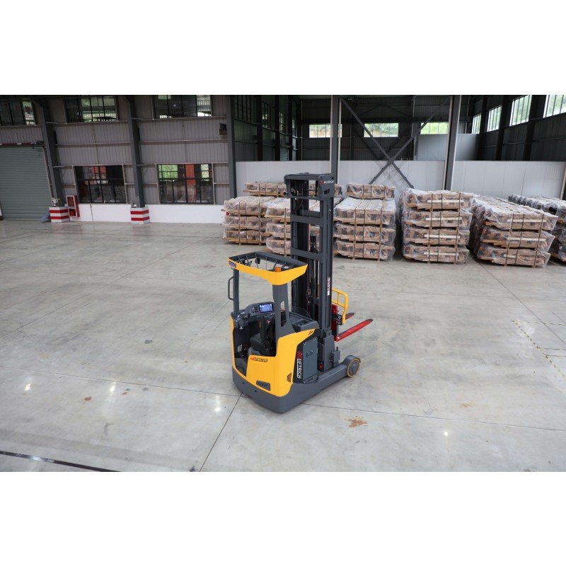 Seated Reach Truck Manufacturer - 1.6t Capacity 12.5-14m Full Electric Narrow Aisle
