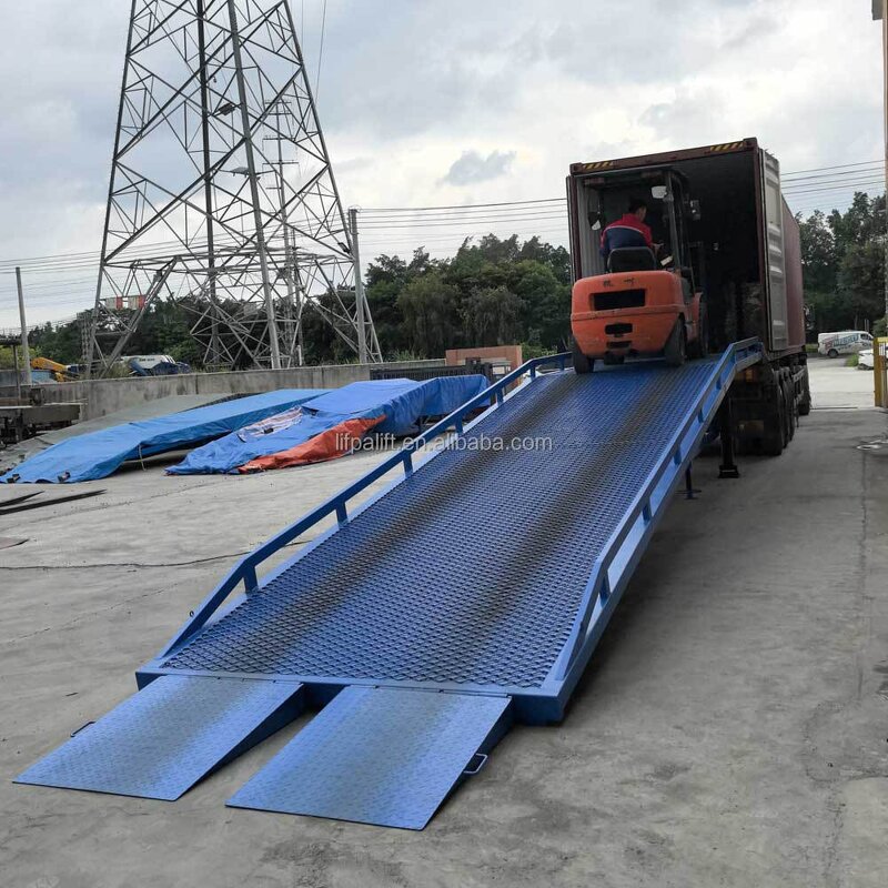 Yard Ramp Factory - 10.0 Tons Portable Steel for Forklift