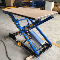 Pneumatic Scissor Lift Table Factory - for Sofa Production