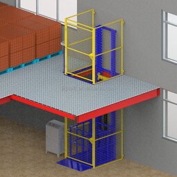 Goods Lift Manufacturer - Warehouse Electric Hydraulic Small