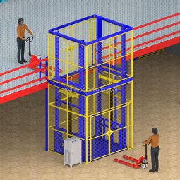 Cargo Lift Factory - 1000kg Hydraulic Vertical Mezzanine
