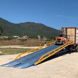 Yard Ramp Factory - 10.0 Tons Portable Steel for Forklift