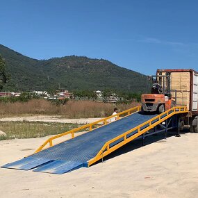 Yard Ramp Factory - 10.0 Tons Portable Steel for Forklift