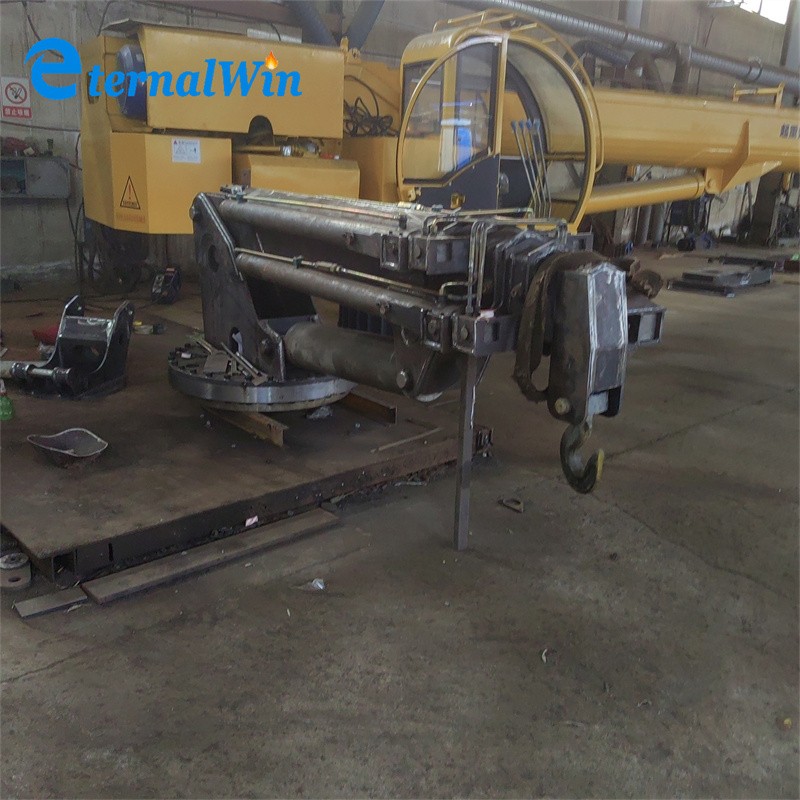 Knuckle Boom Crane Factory - 12 Ton Hydraulic Marine Deck