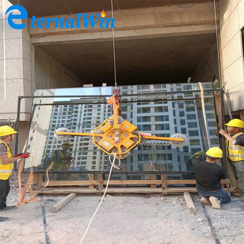 Glass Vacuum Lifter Factory - CE 400 Kg 4 Suckers Electric
