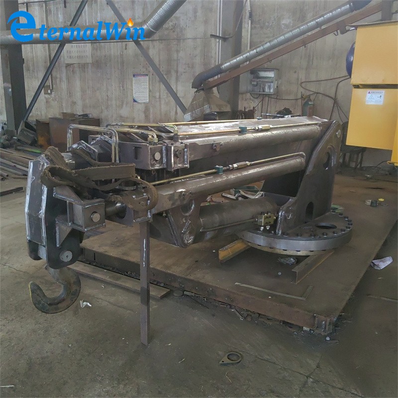 Knuckle Boom Crane Factory - 12 Ton Hydraulic Marine Deck