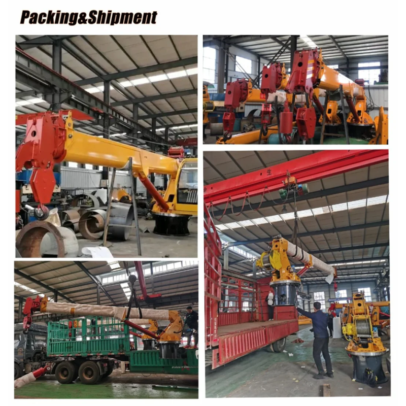 Ship Crane Factory - 6-30 Ton Hydraulic Folding Knuckle