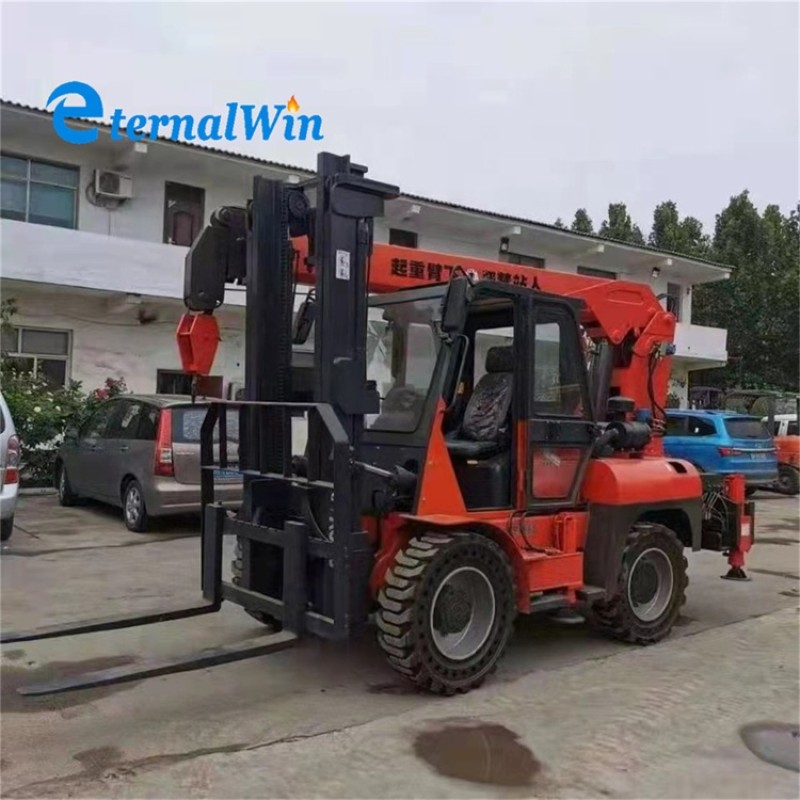 Truck Crane Factory - Four Wheels Multi Function Forklift