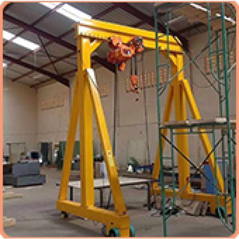 Mobile Gantry Crane Factory - 1t Foldable Aluminum Mini Portal