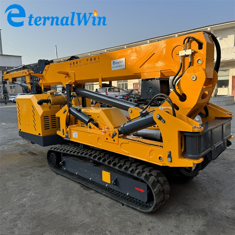Spider Crane Factory - 5000kg Mini Crawler Boom Lift
