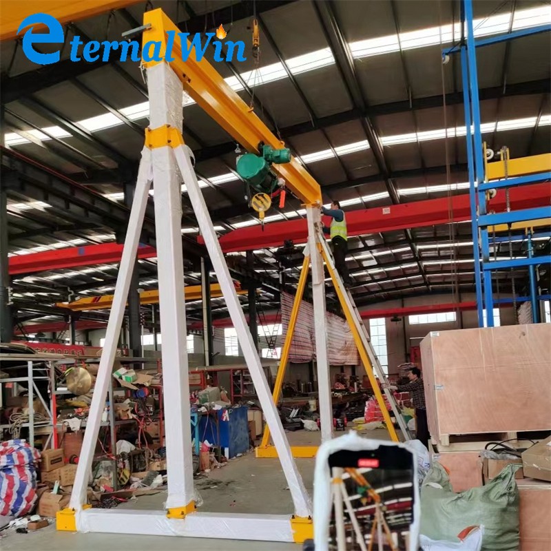 Mobile Gantry Crane Manufacturer - 500kg Foldable Aluminum Mini