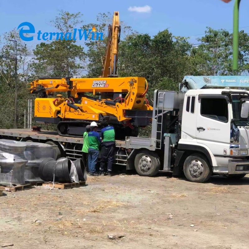 Spider Crane Manufacturer - 3 Ton Crawler Crane CE/EPA