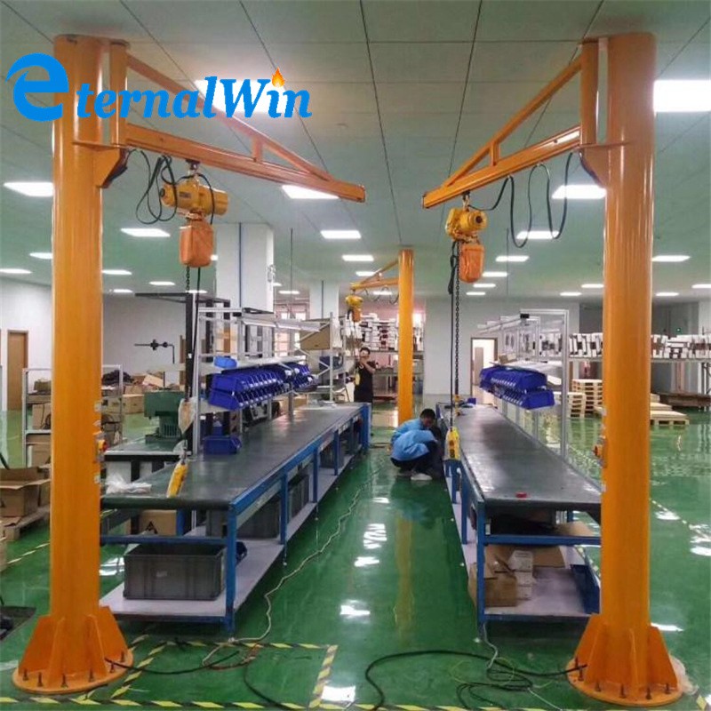 Jib Crane Factory - Floor Column Fixed 500-1000kg Workshop