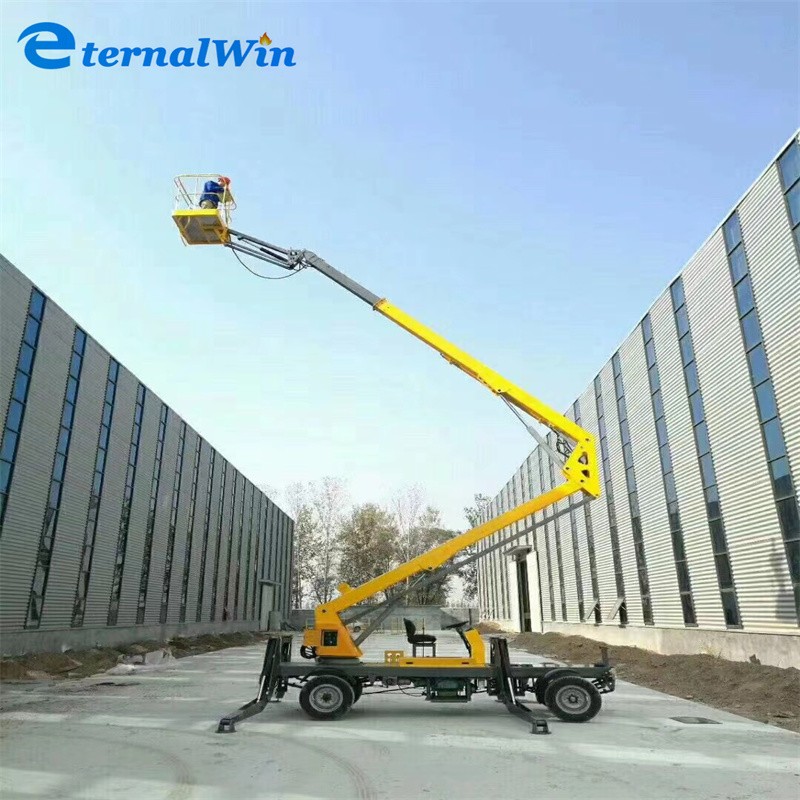 Hydraulic Boom Lift Factory - 12m Height 200kg Man Lift