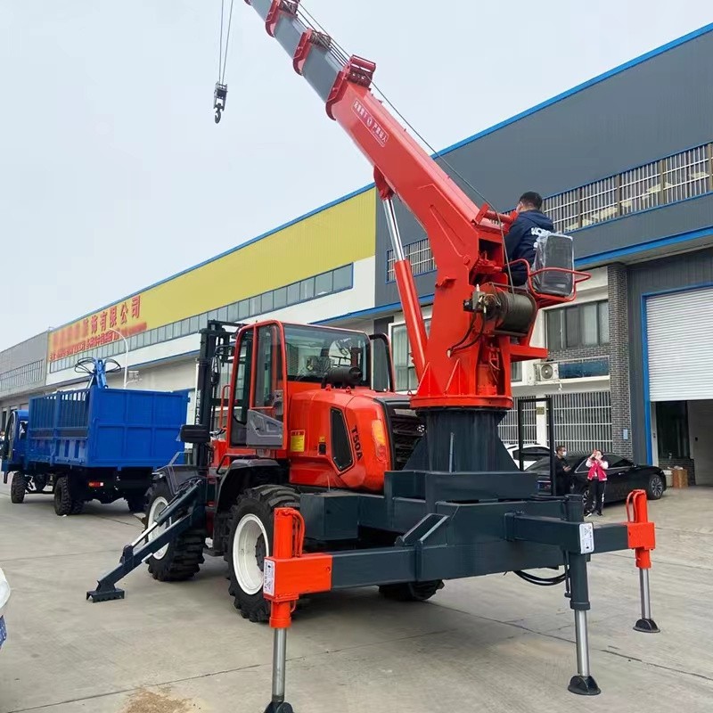 Tail Crane Manufacturer - Hydraulic Mounted on Forklift