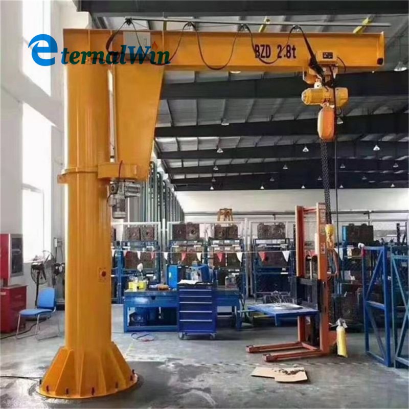 Motorized Jib Crane Manufacturer - 1-3 Ton Workshop Stationary